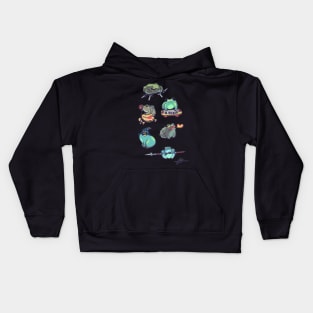 RPG Party Frogs and Toads Kids Hoodie